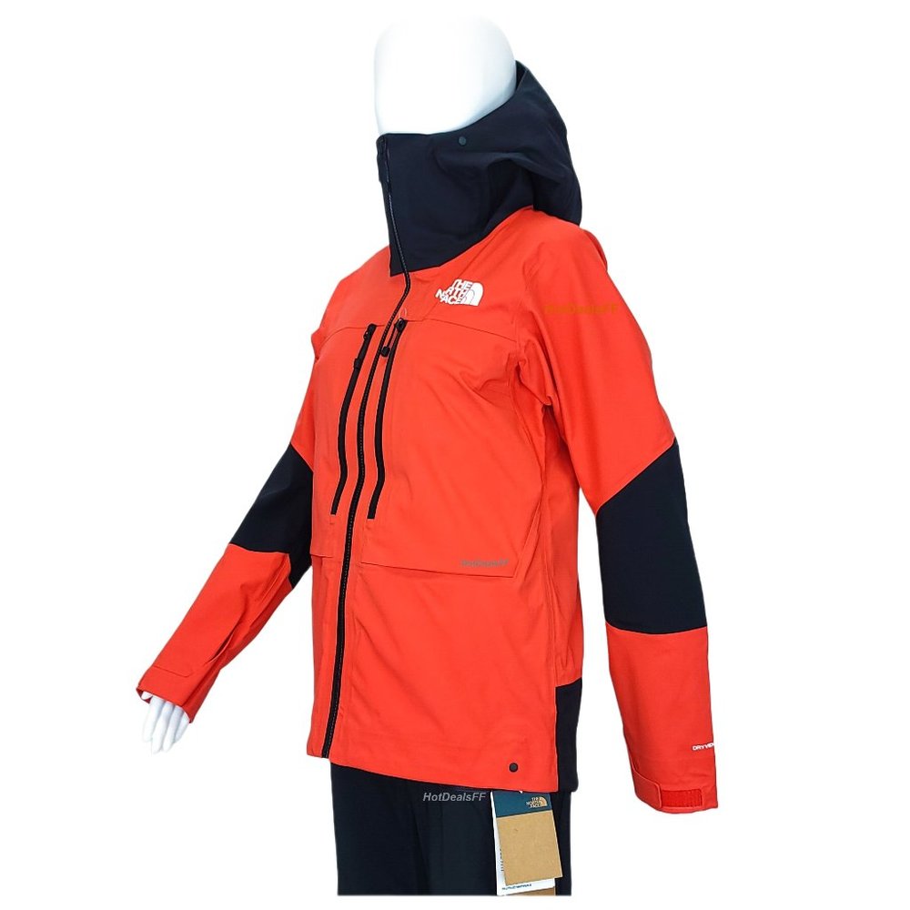 The North Face Women's Summit L5 DryVent Waterproof Shell Ski Jacket Orange $600